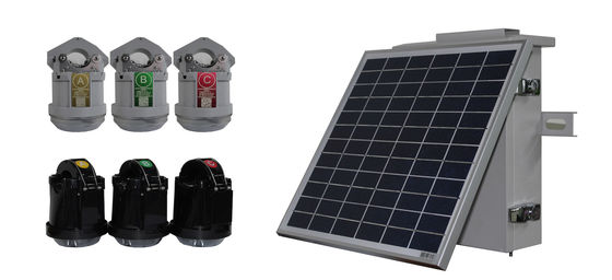 Indicador de arriba solar al aire libre de la falta para la red de distribución de poder del milivoltio